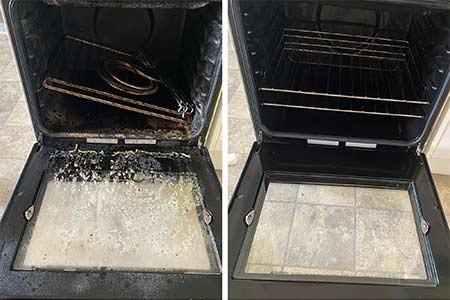 Dirty Oven | Clean Oven